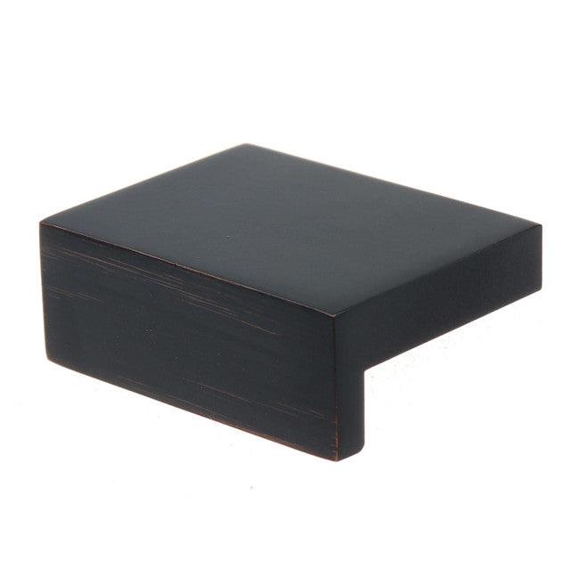 1 1/2" (38mm) Modern Rectangular Drawer Finger Pull Cabinet Knob
