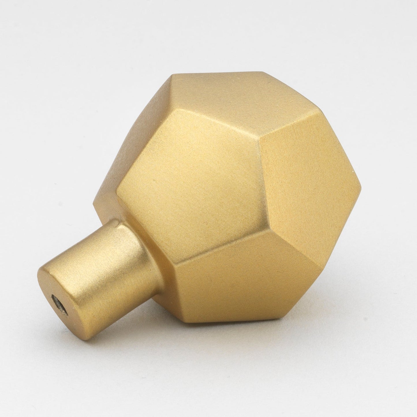 1 1/2" (38mm) Solid Faceted Cabinet Knob