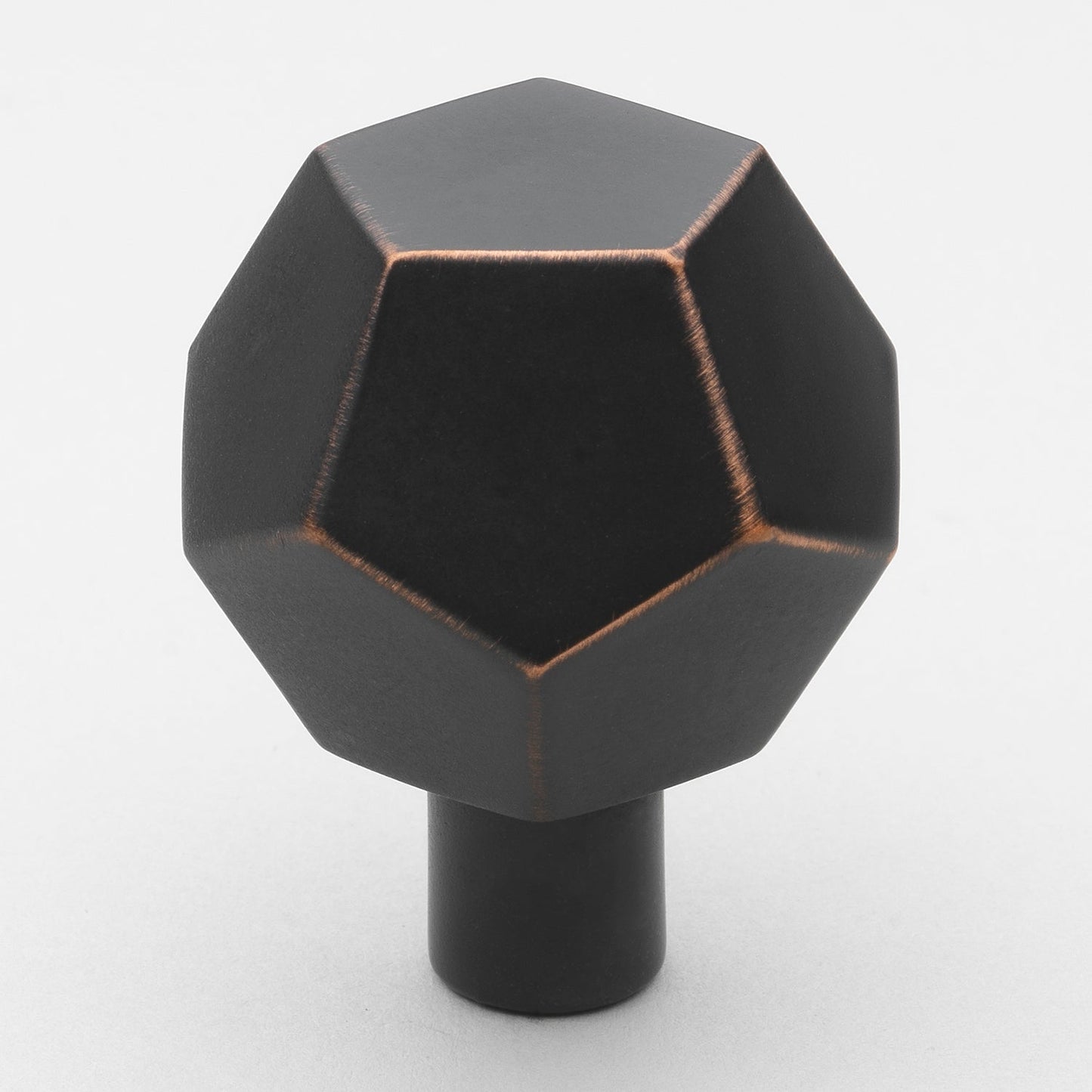 1 1/2" (38mm) Solid Faceted Cabinet Knob