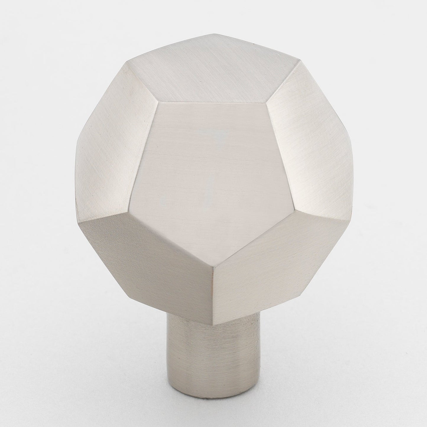 1 1/2" (38mm) Solid Faceted Cabinet Knob