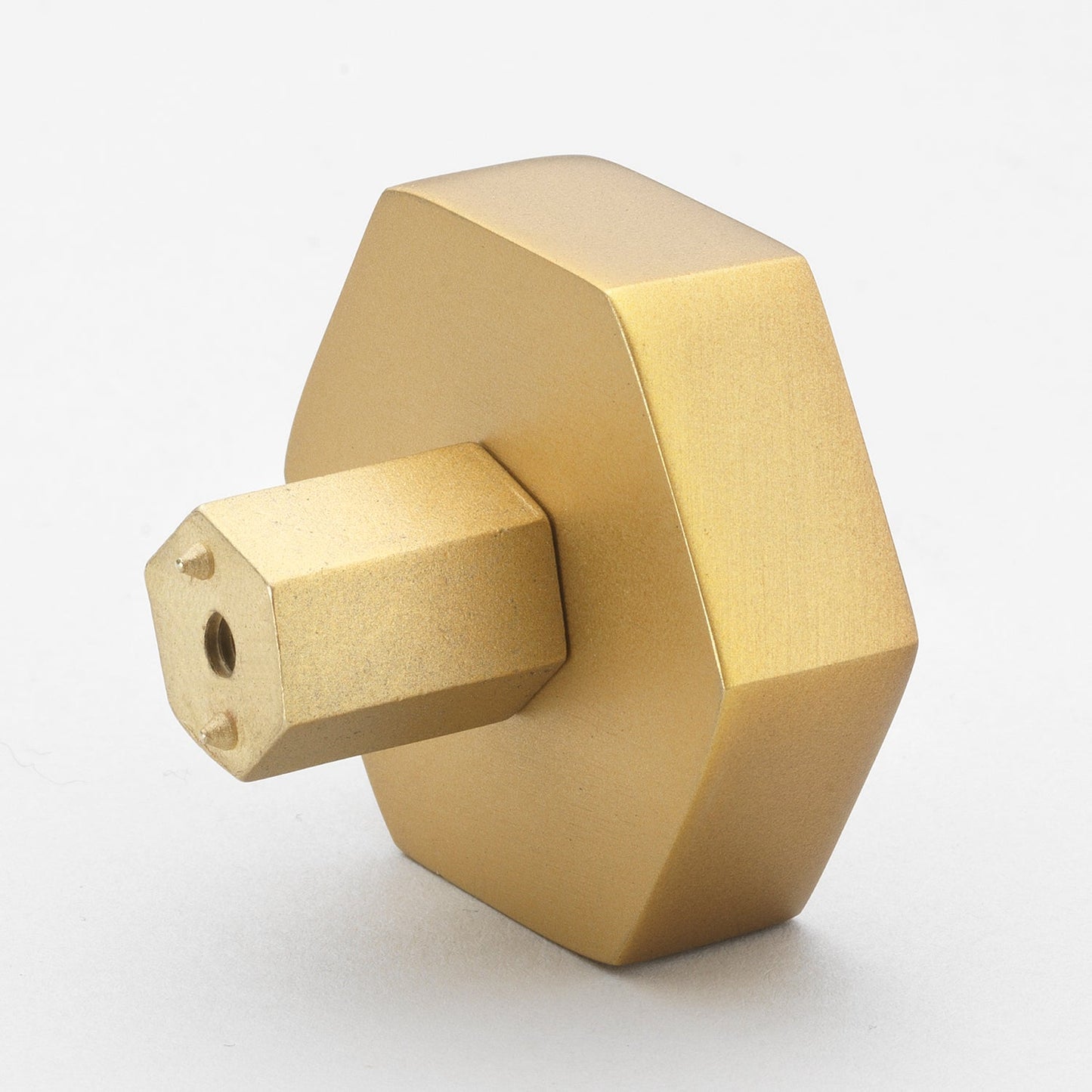 1 1/2" (38mm) Solid Hexagon Cabinet Knob