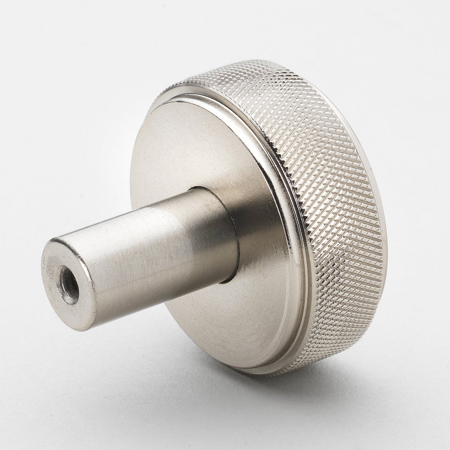 1 1/2" (38mm) Solid Round Knurled Cabinet Knob