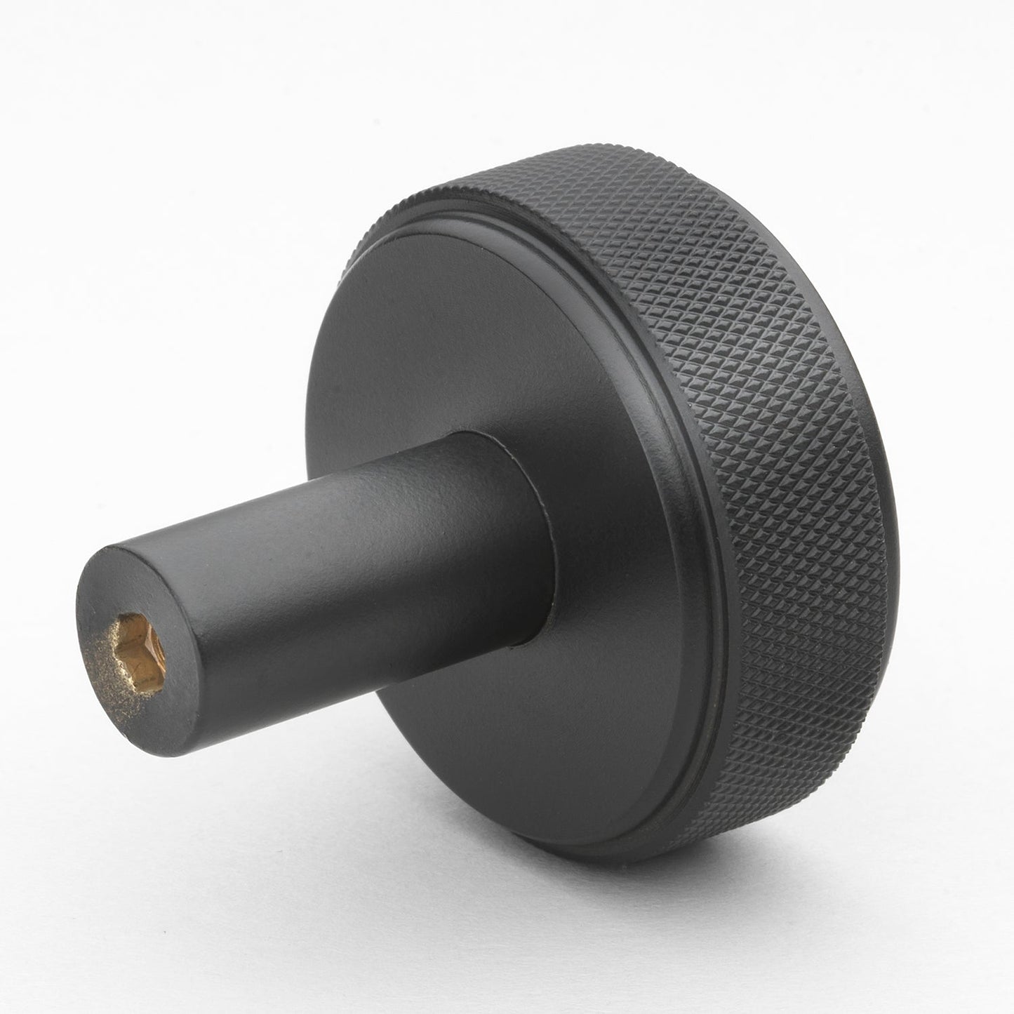 1 1/2" (38mm) Solid Round Knurled Cabinet Knob