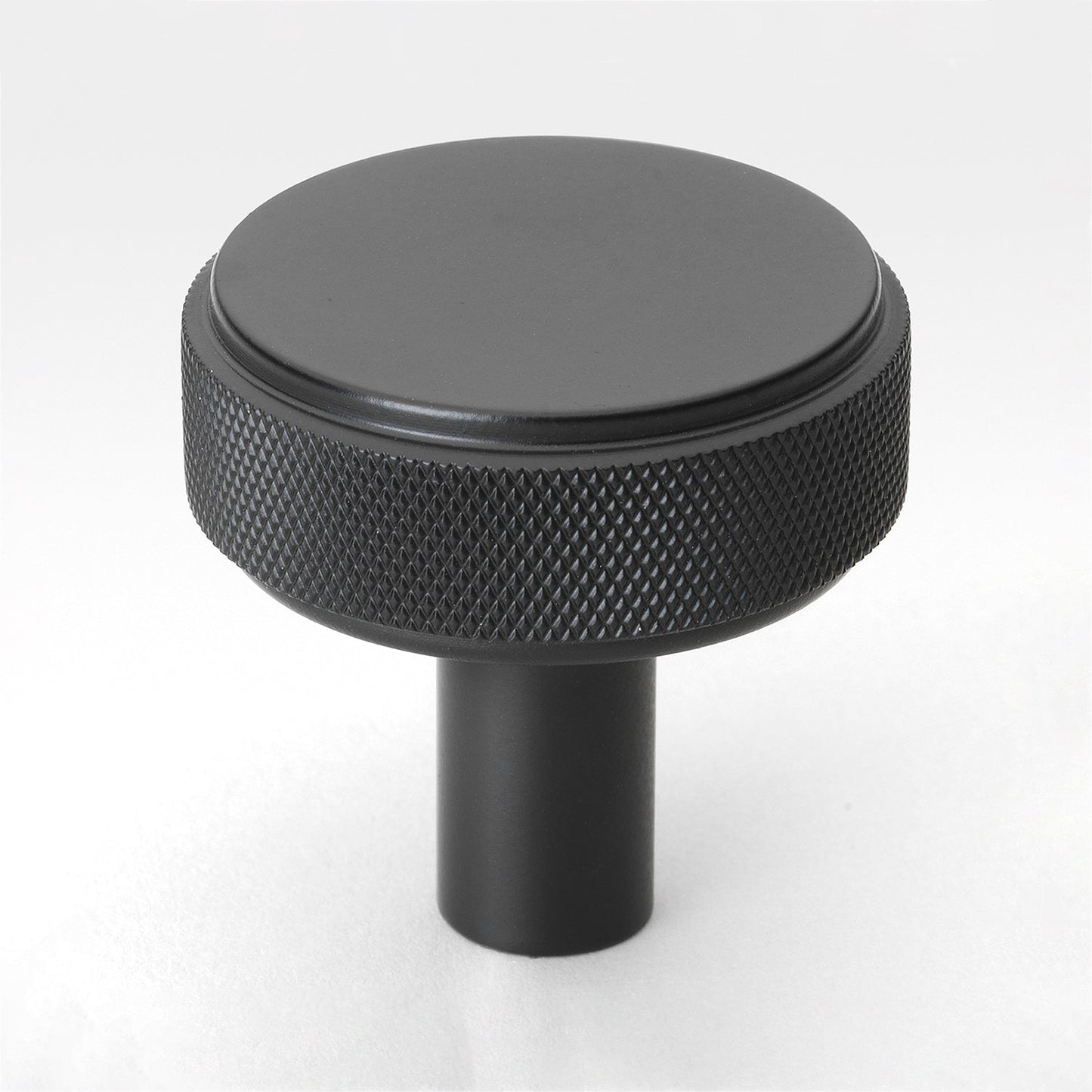 1 1/2" (38mm) Solid Round Knurled Cabinet Knob