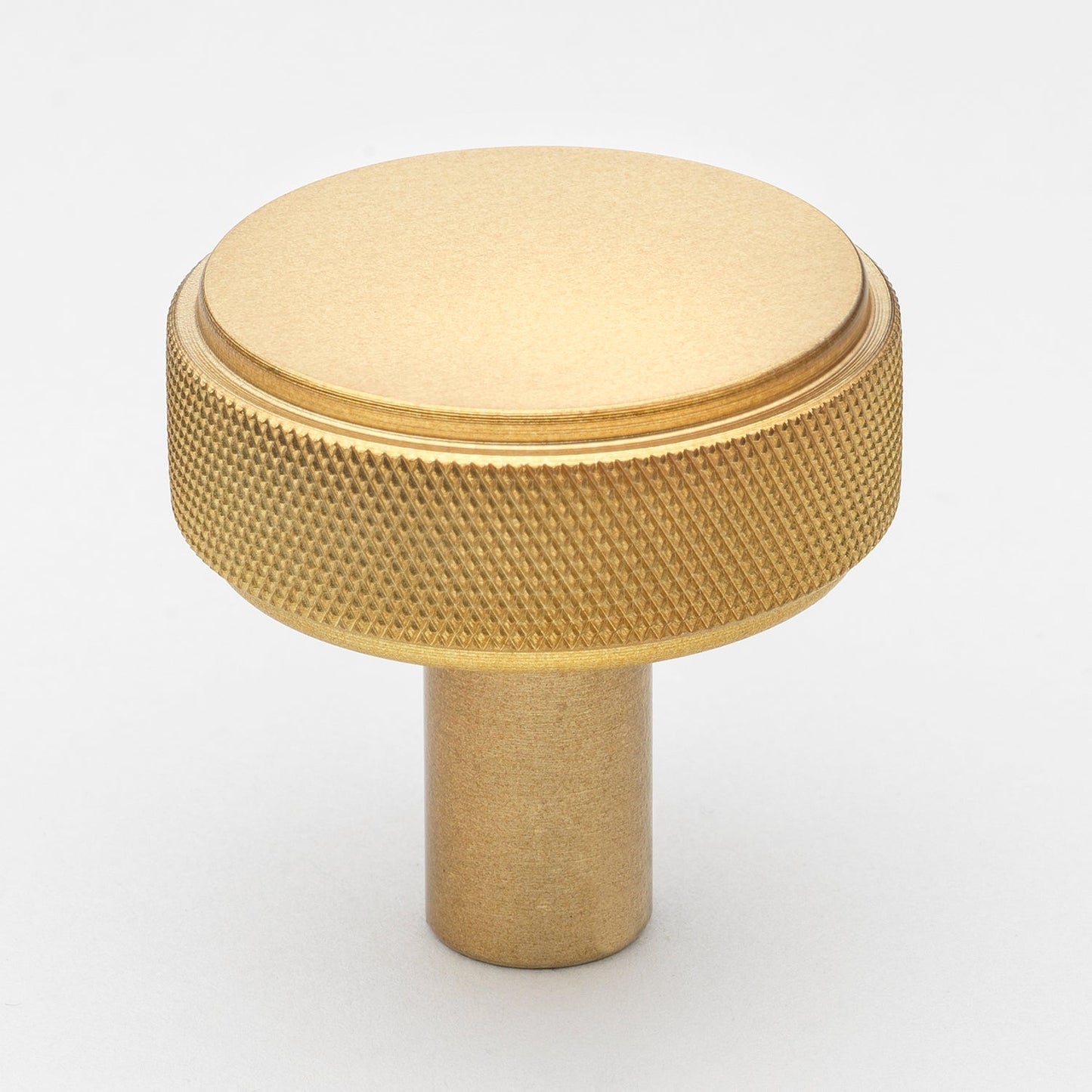 1 1/2" (38mm) Solid Round Knurled Cabinet Knob