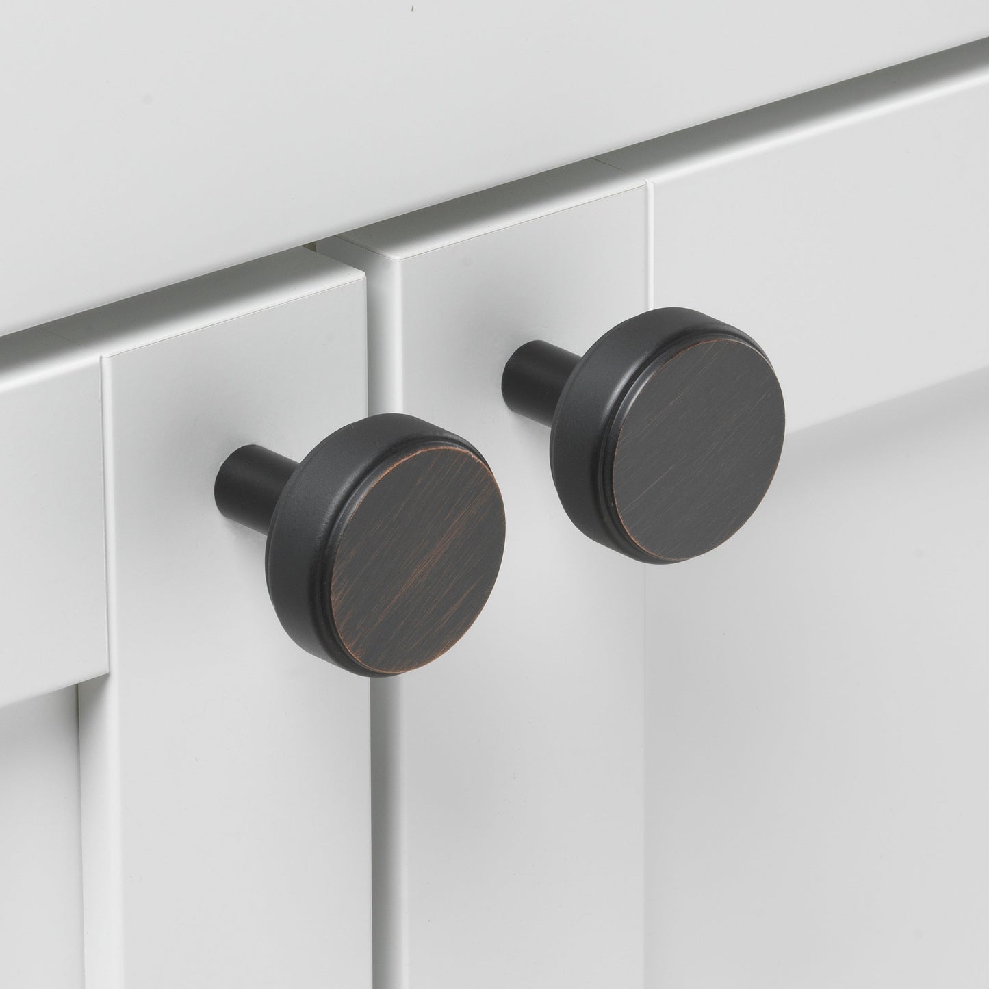 1 1/2" (38mm) Solid Smooth Round Cabinet Knob