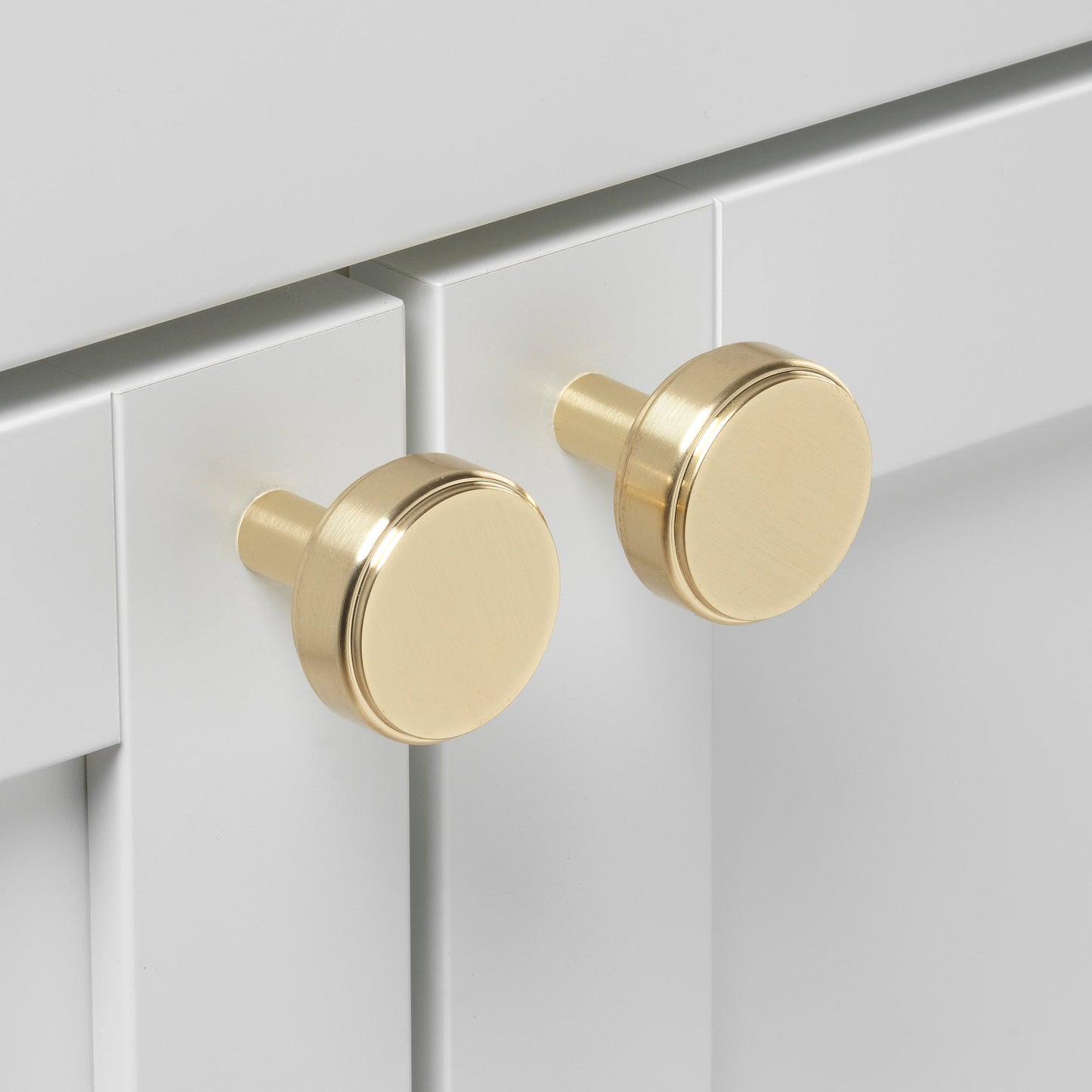 1 1/2" (38mm) Solid Smooth Round Cabinet Knob