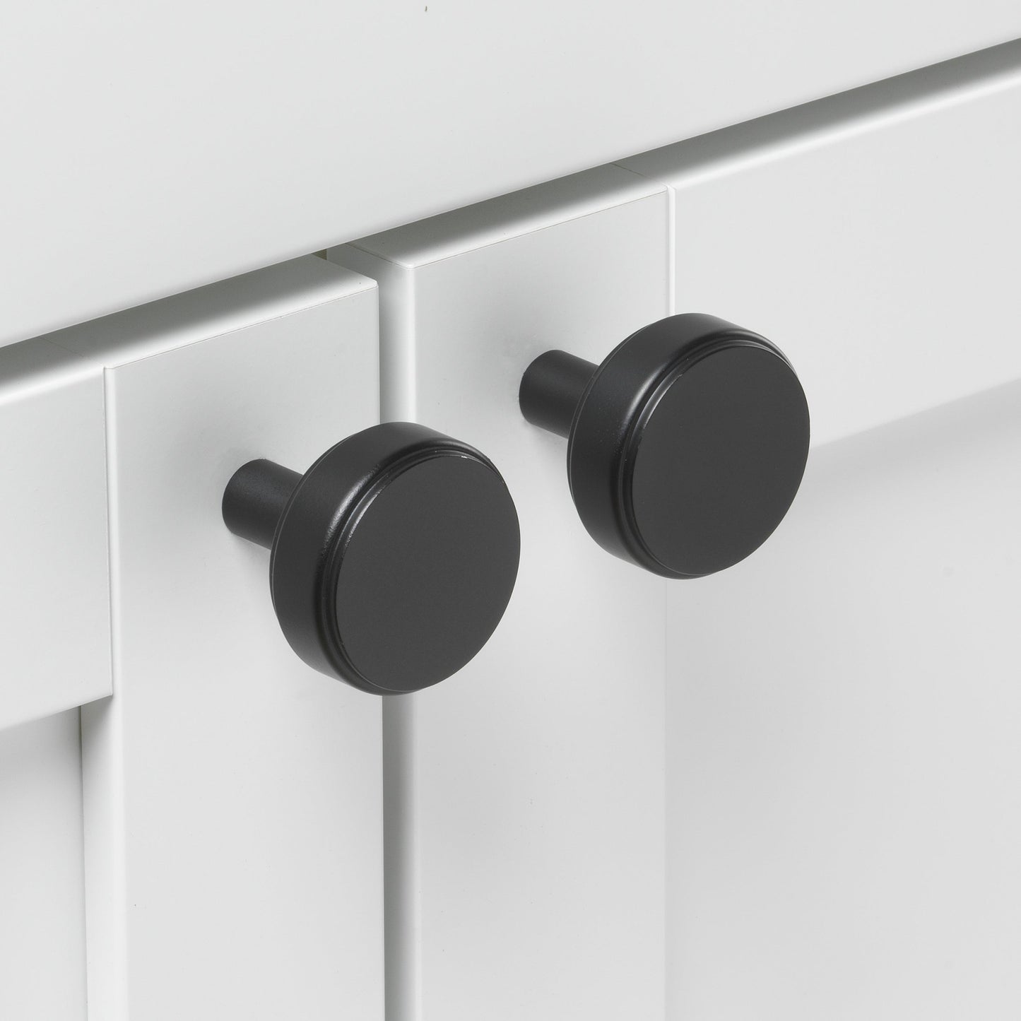 1 1/2" (38mm) Solid Smooth Round Cabinet Knob