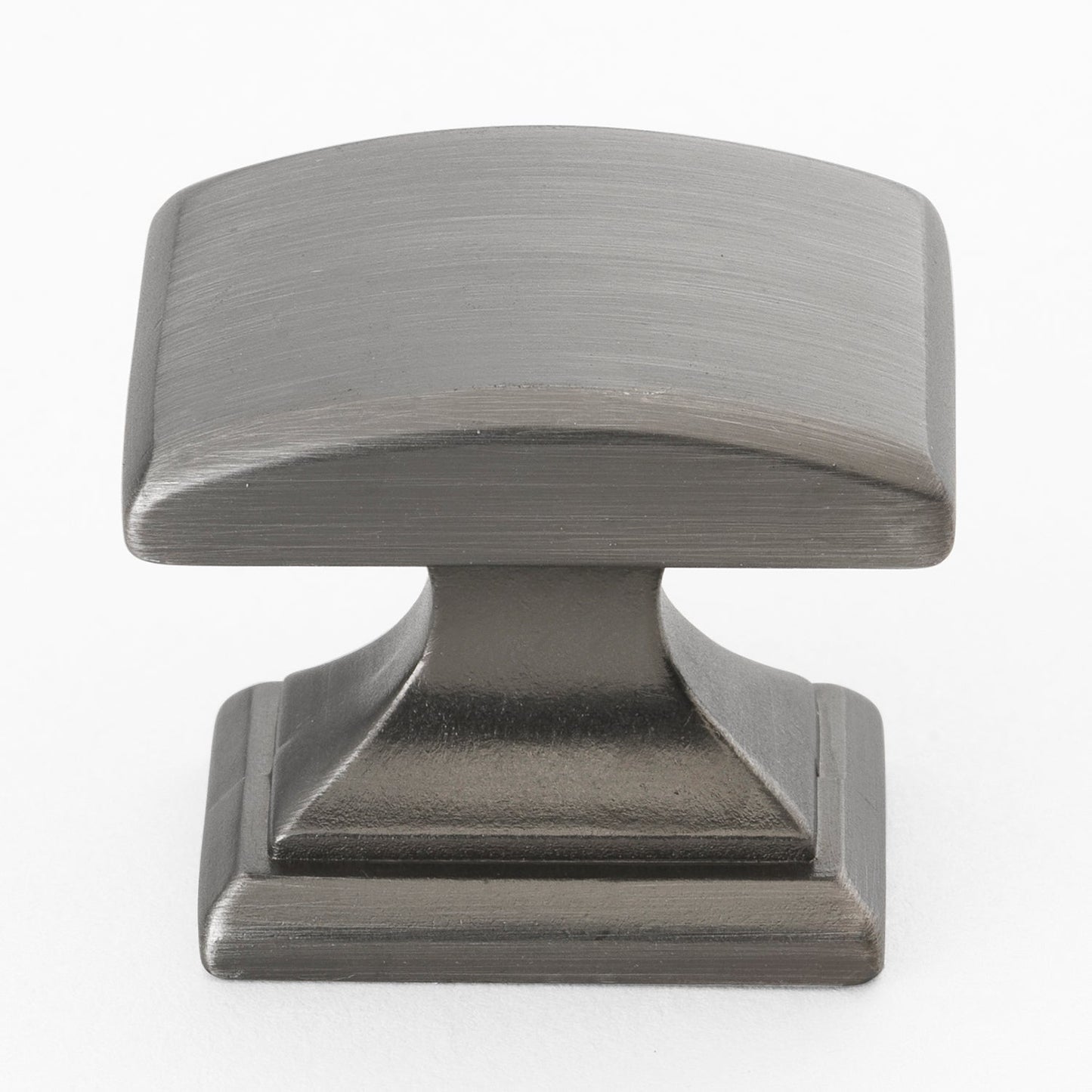 1 1/4" (32mm) Domed Convex Square Cabinet Knob