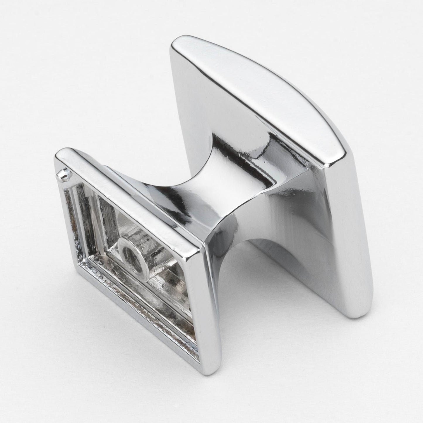 1 1/4" (32mm) Domed Convex Square Cabinet Knob