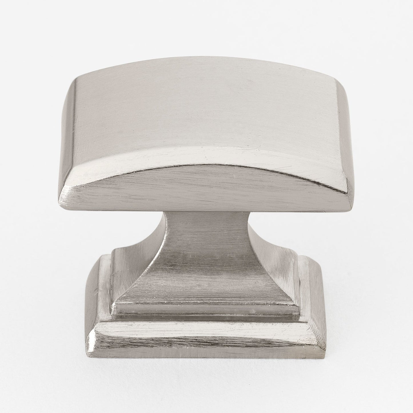 1 1/4" (32mm) Domed Convex Square Cabinet Knob
