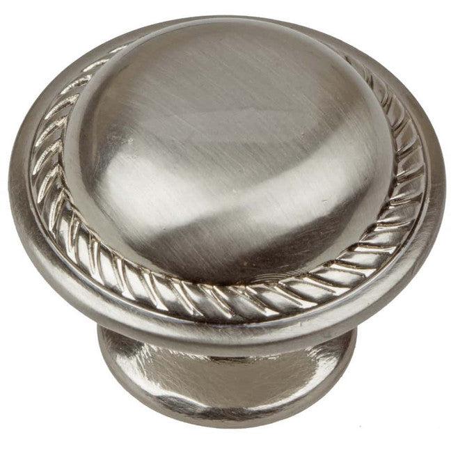 1 1/8" (28.5mm) Rustic Round Rope Cabinet Knob