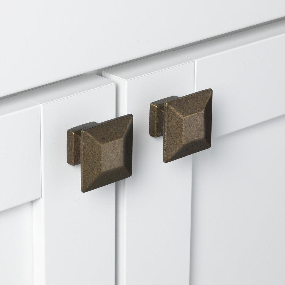 1 3/8" (35mm) Modern Square Cabinet Knob