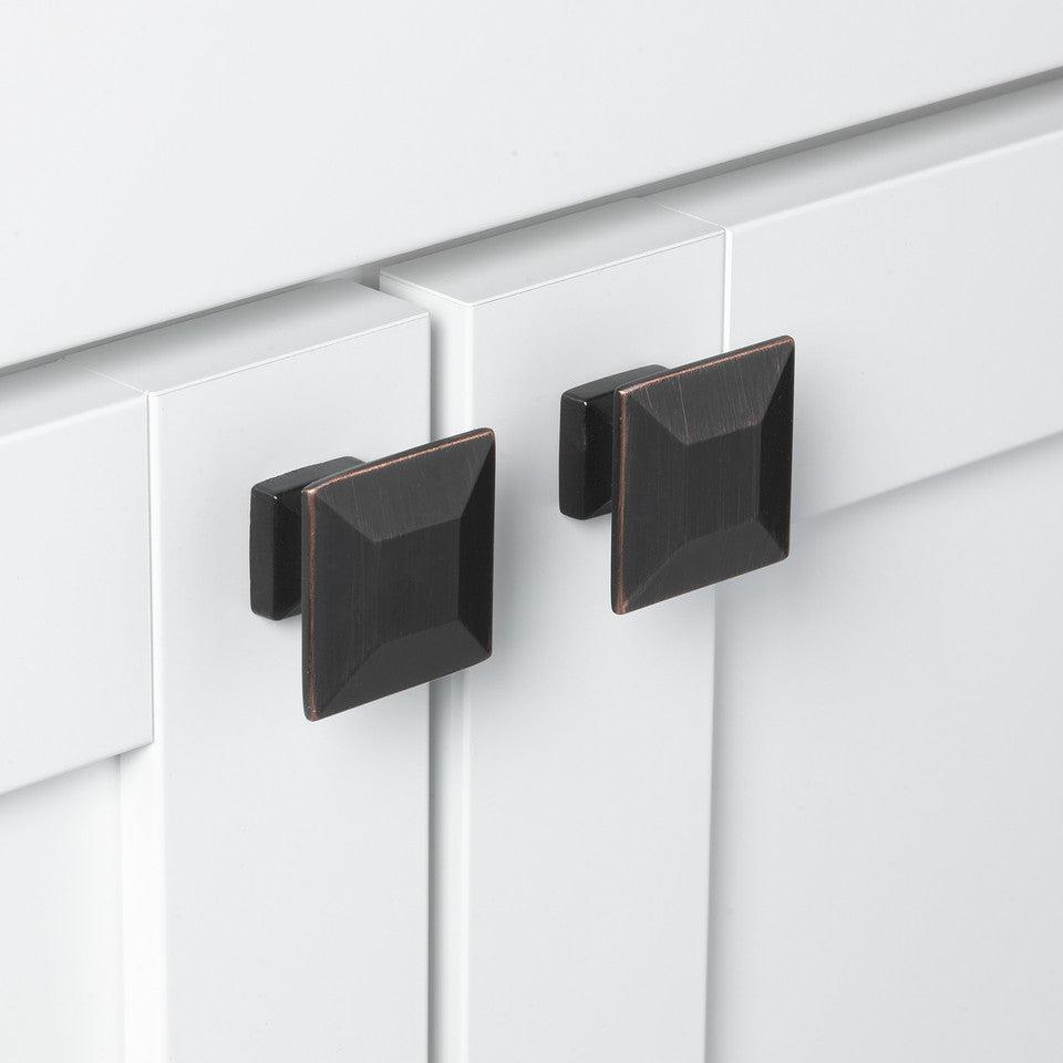 1 3/8" (35mm) Modern Square Cabinet Knob