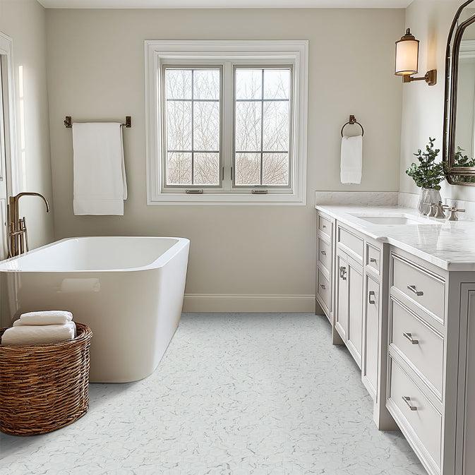 MSI Carrara Hexagon (2" Pieces) 12" x 12" Matte Porcelain Mosaic Tile