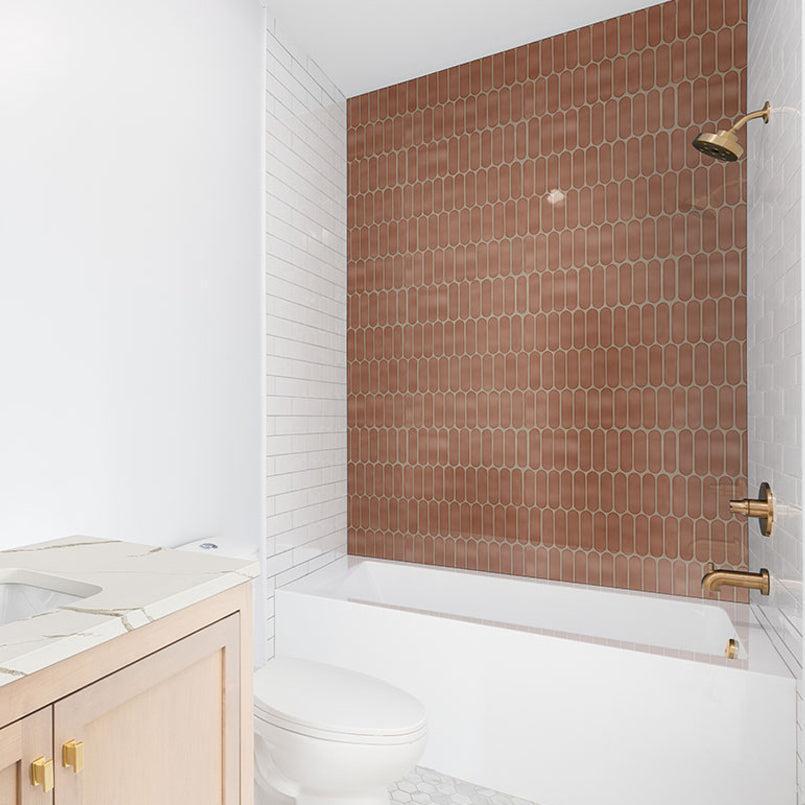 MSI Terra Ellipse 11.75" x 12" Polished Recycled Glass Mosaic Tile
