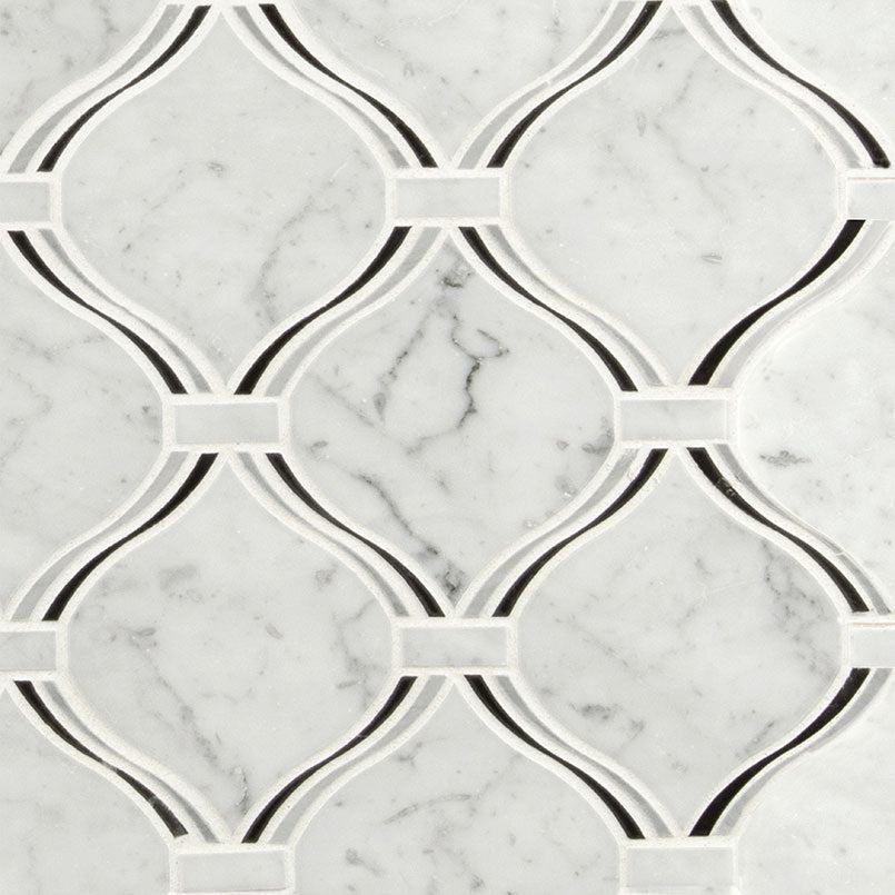 MSI Danza Arabesue (0.78 Square Feet Per Sheet) Polished Marble Mosaic Tile