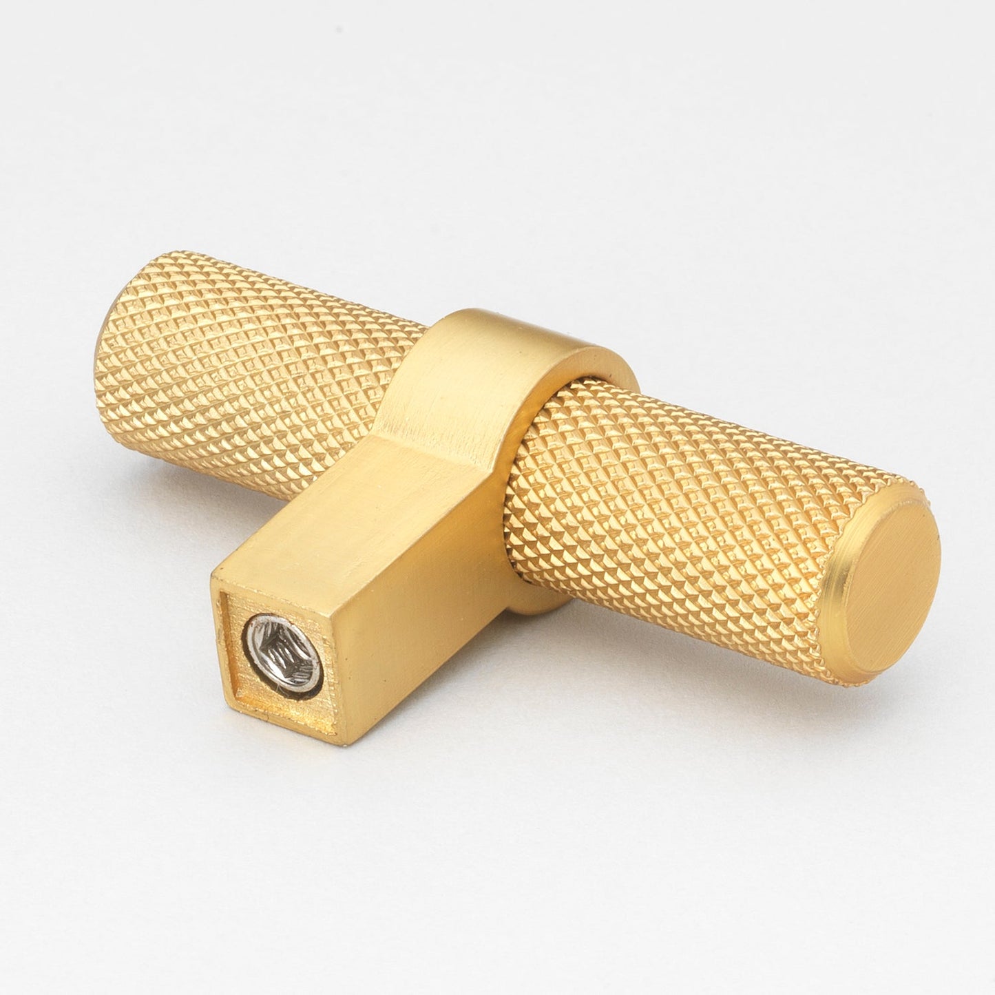 2 1/4" (57mm) Knurled European Steel Cabinet T-Knob
