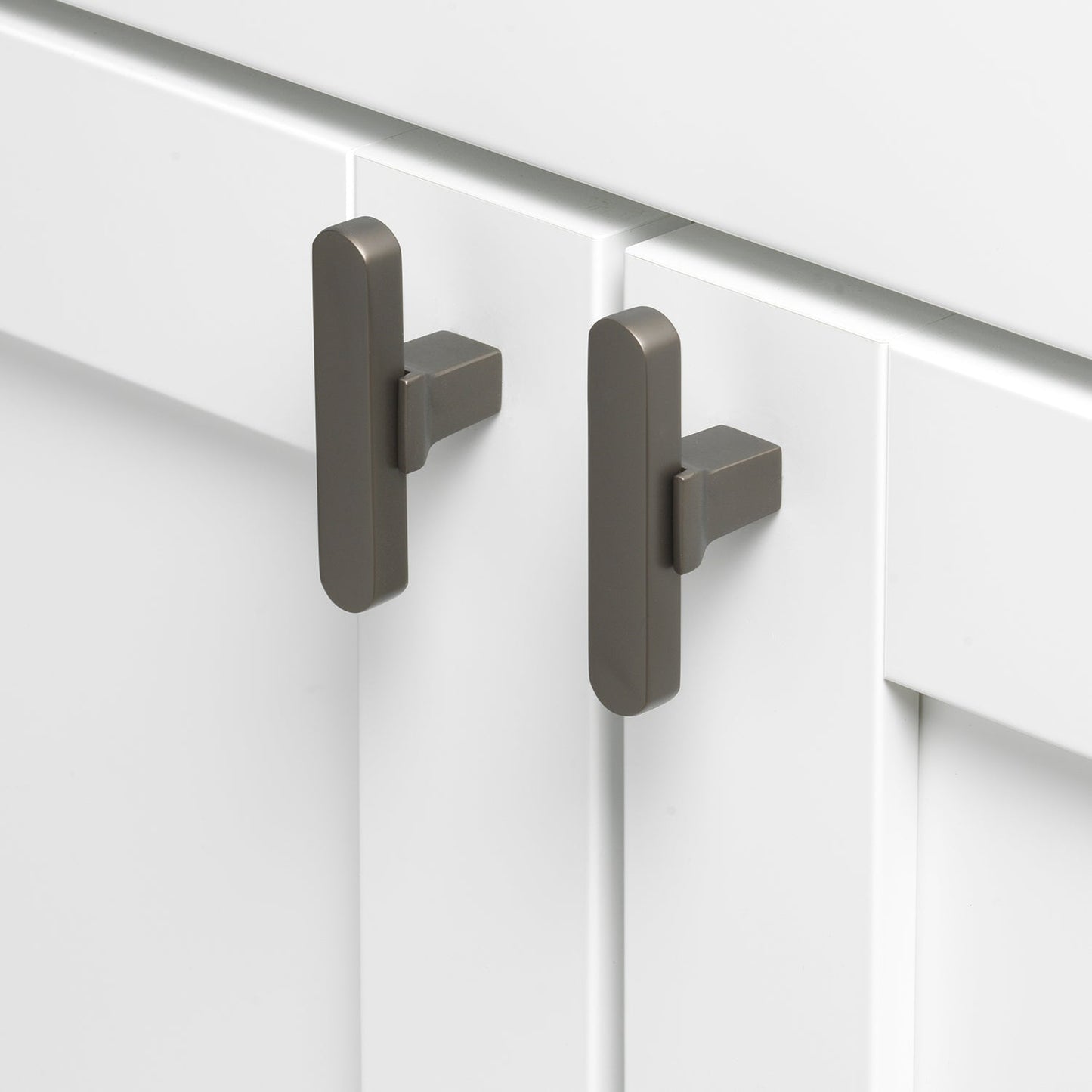 2 1/4" (57mm) Solid Flat Drawer Cabinet T-Knob