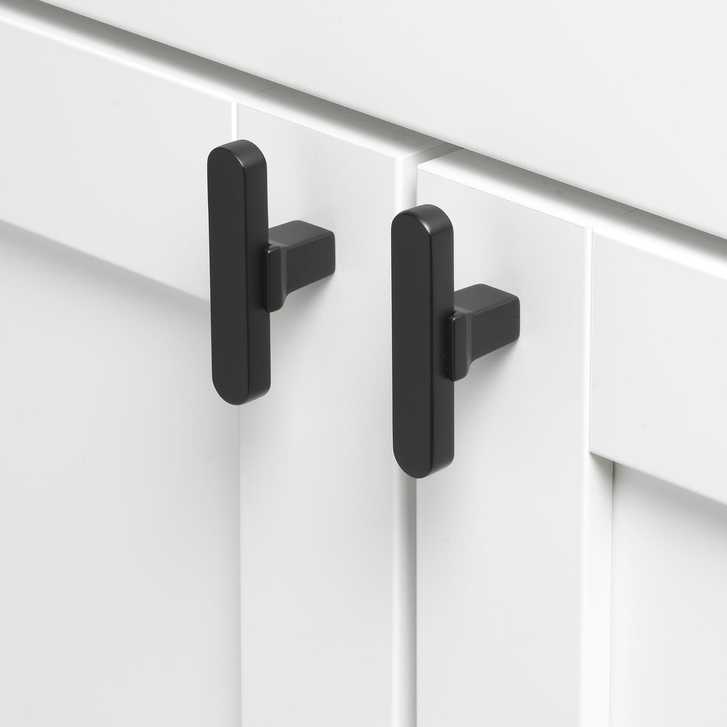 2 1/4" (57mm) Solid Flat Drawer Cabinet T-Knob