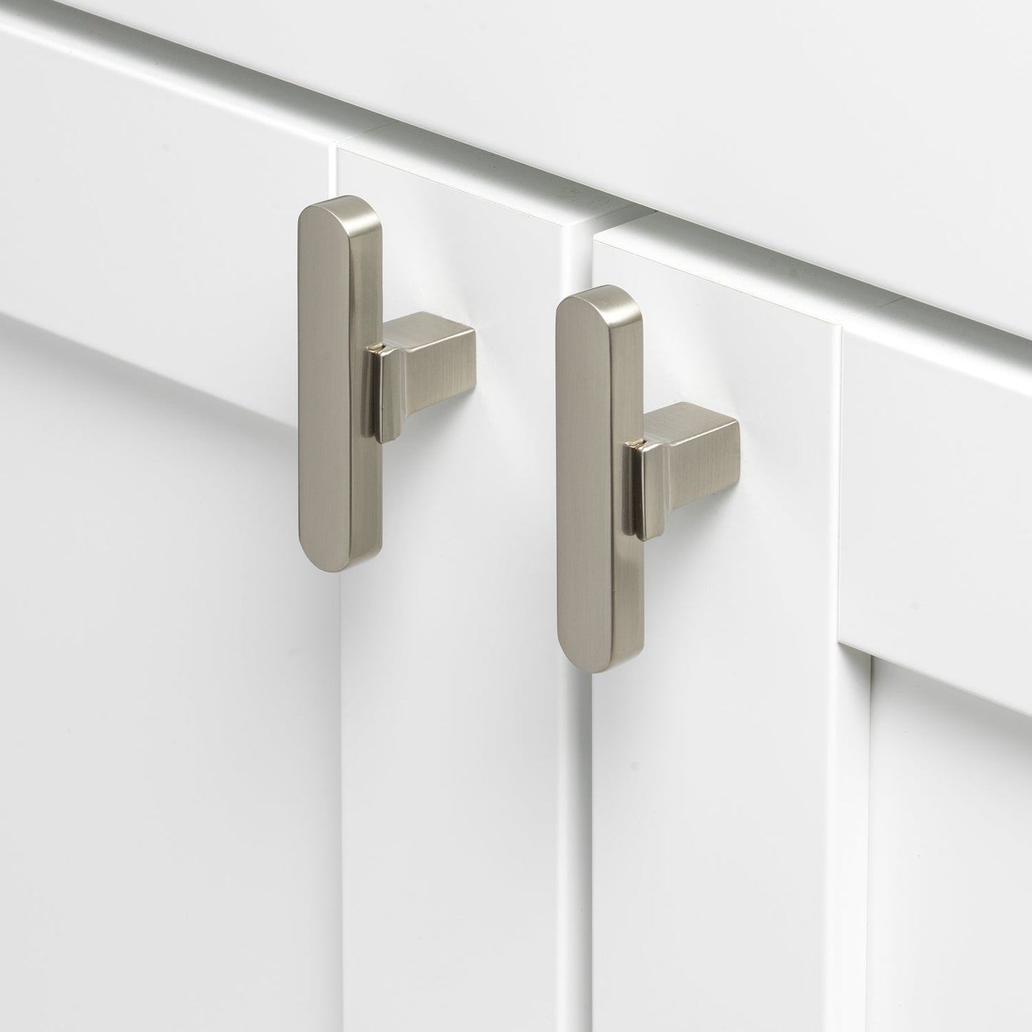 2 1/4" (57mm) Solid Flat Drawer Cabinet T-Knob