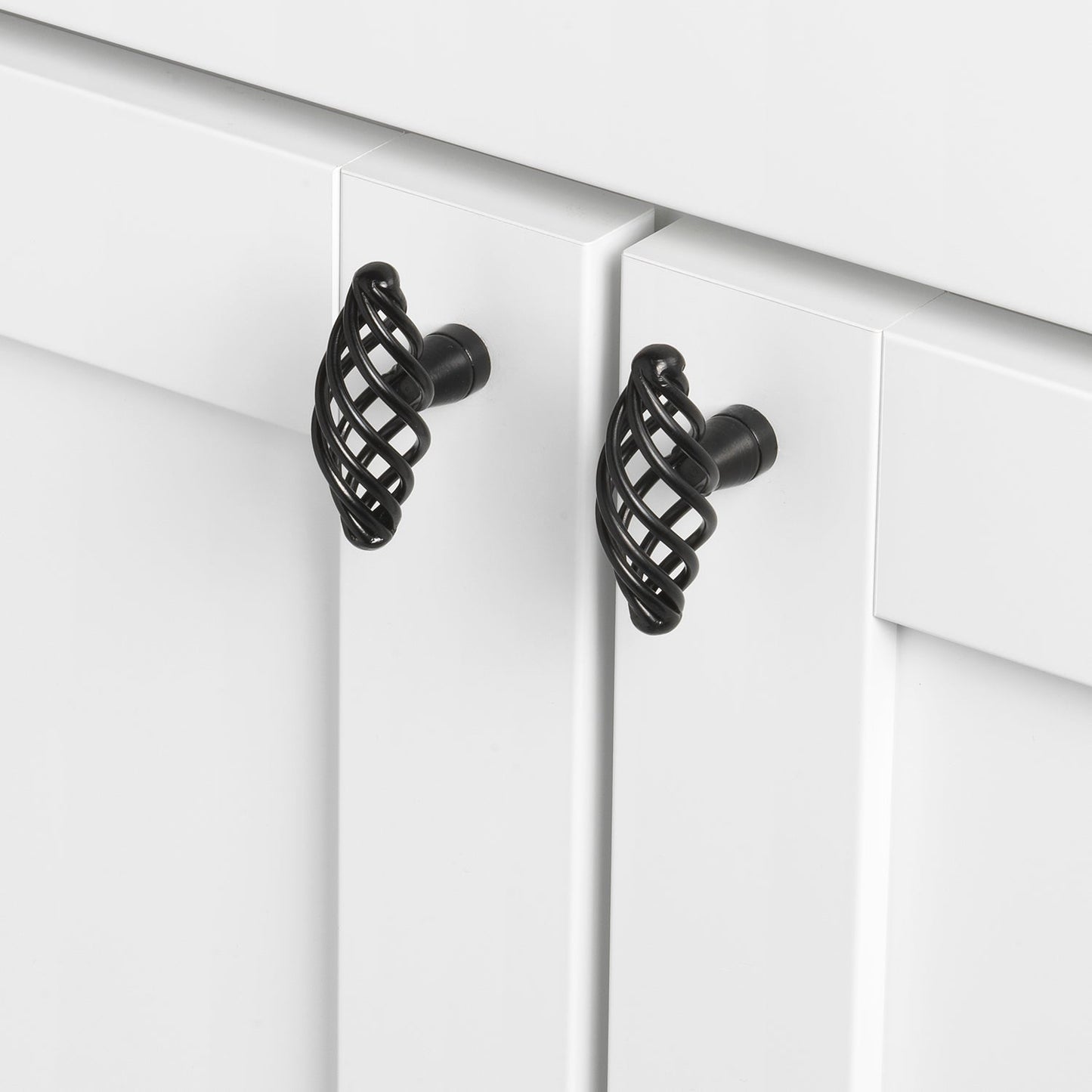 2" (51mm) Classic Oval Twisted Birdcage Cabinet Knob