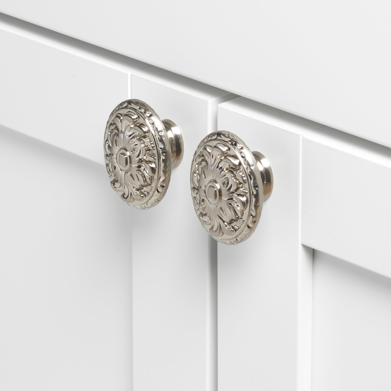 2" (51mm) Ornate Oval Cabinet Knob