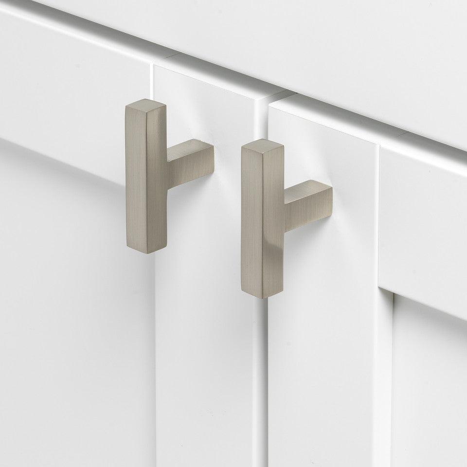 2" (51mm) Solid Square Cabinet T-Knob