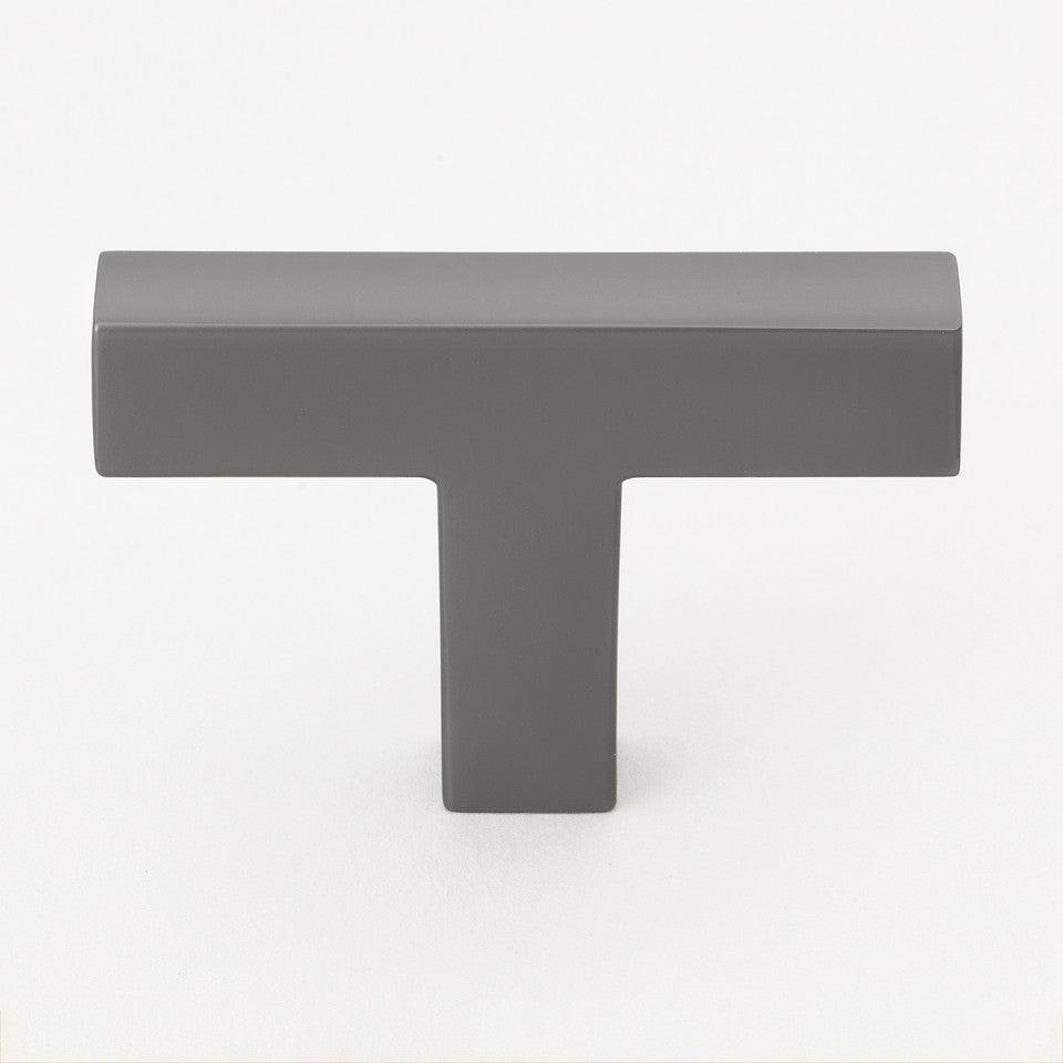 2" (51mm) Solid Square Cabinet T-Knob