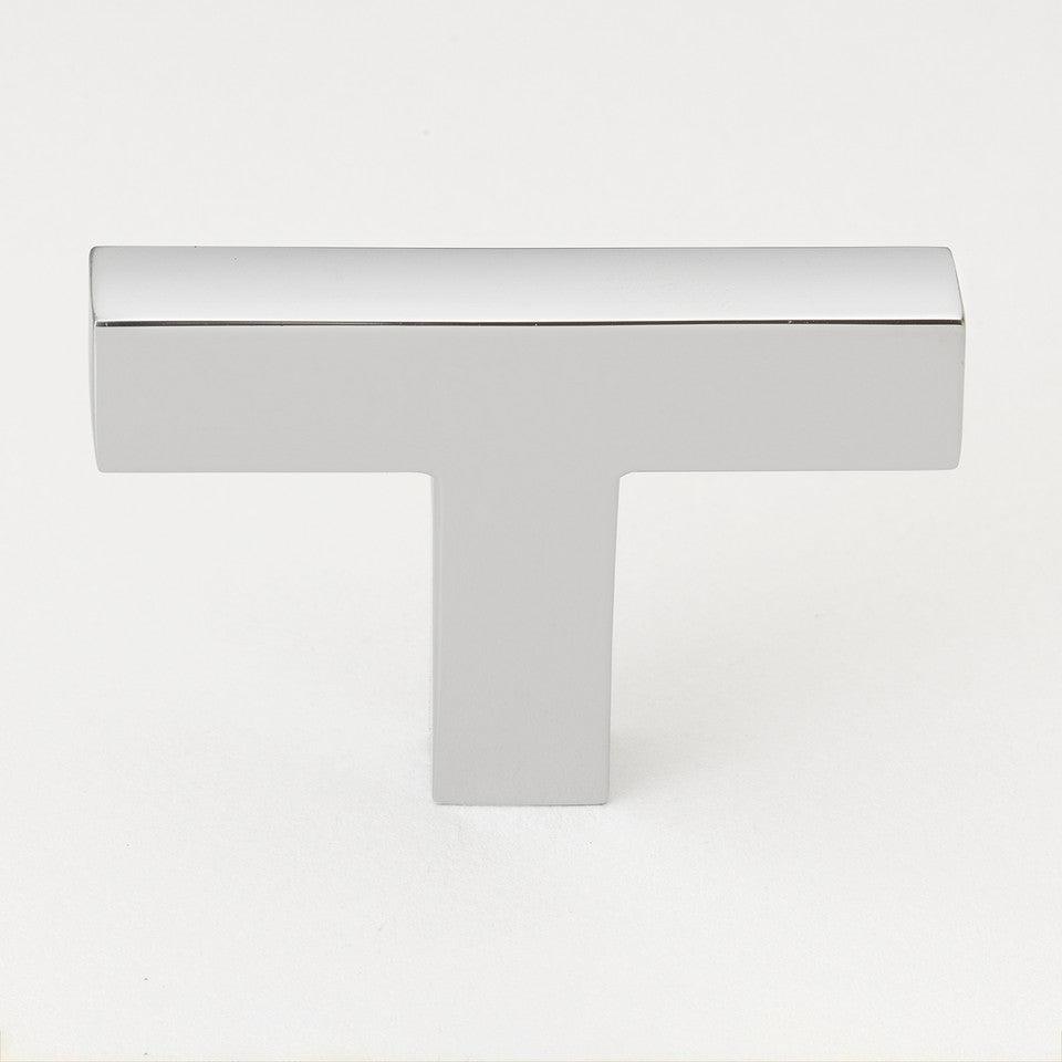 2" (51mm) Solid Square Cabinet T-Knob