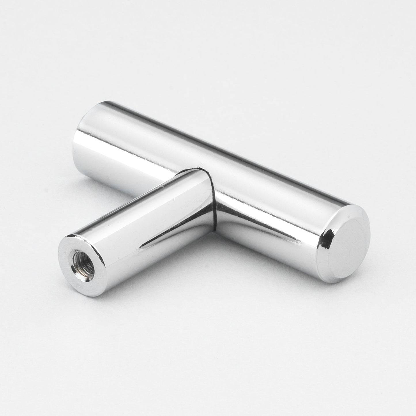 2" (51mm) Solid Steel Traditional Cabinet T-Knob