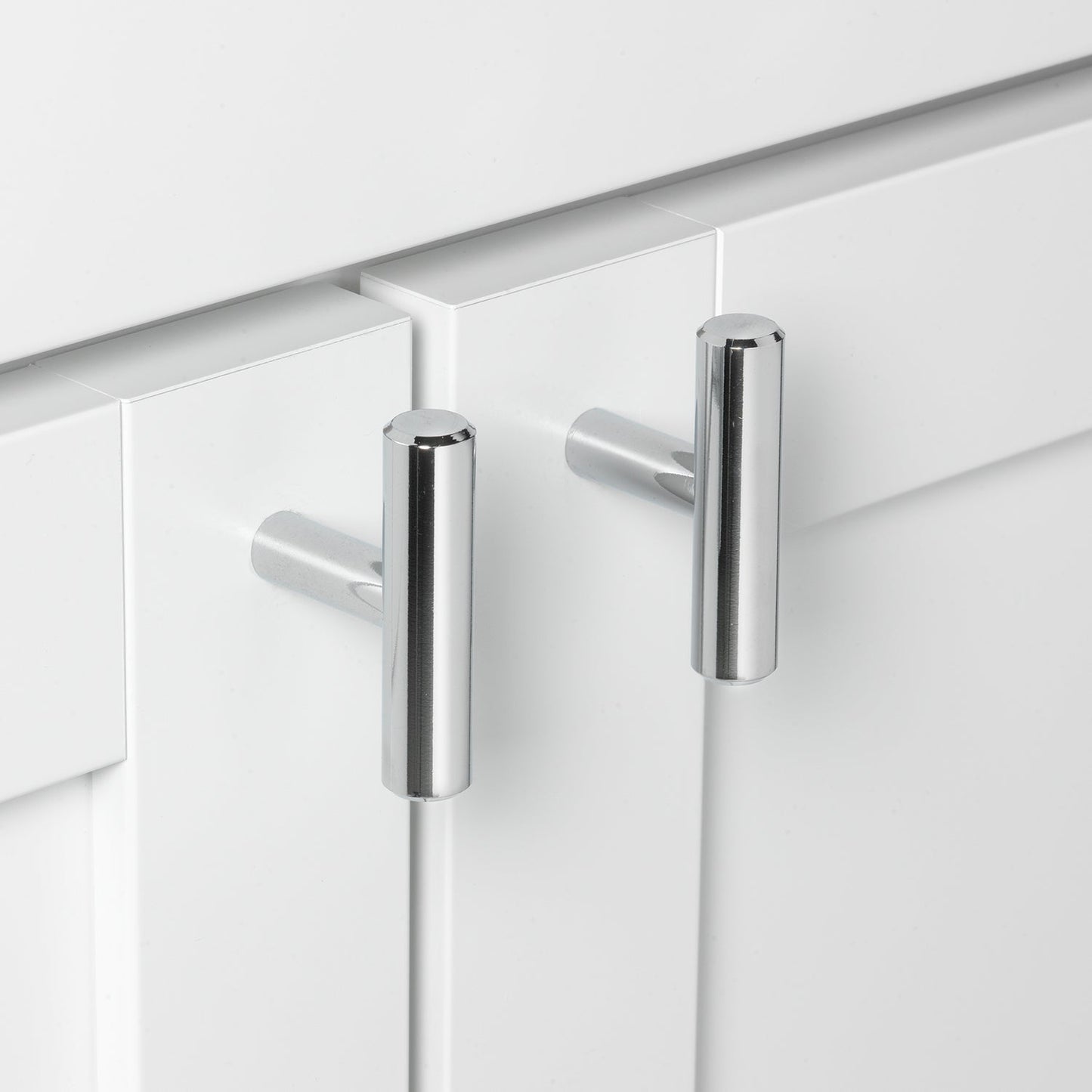 2" (51mm) Solid Steel Traditional Cabinet T-Knob