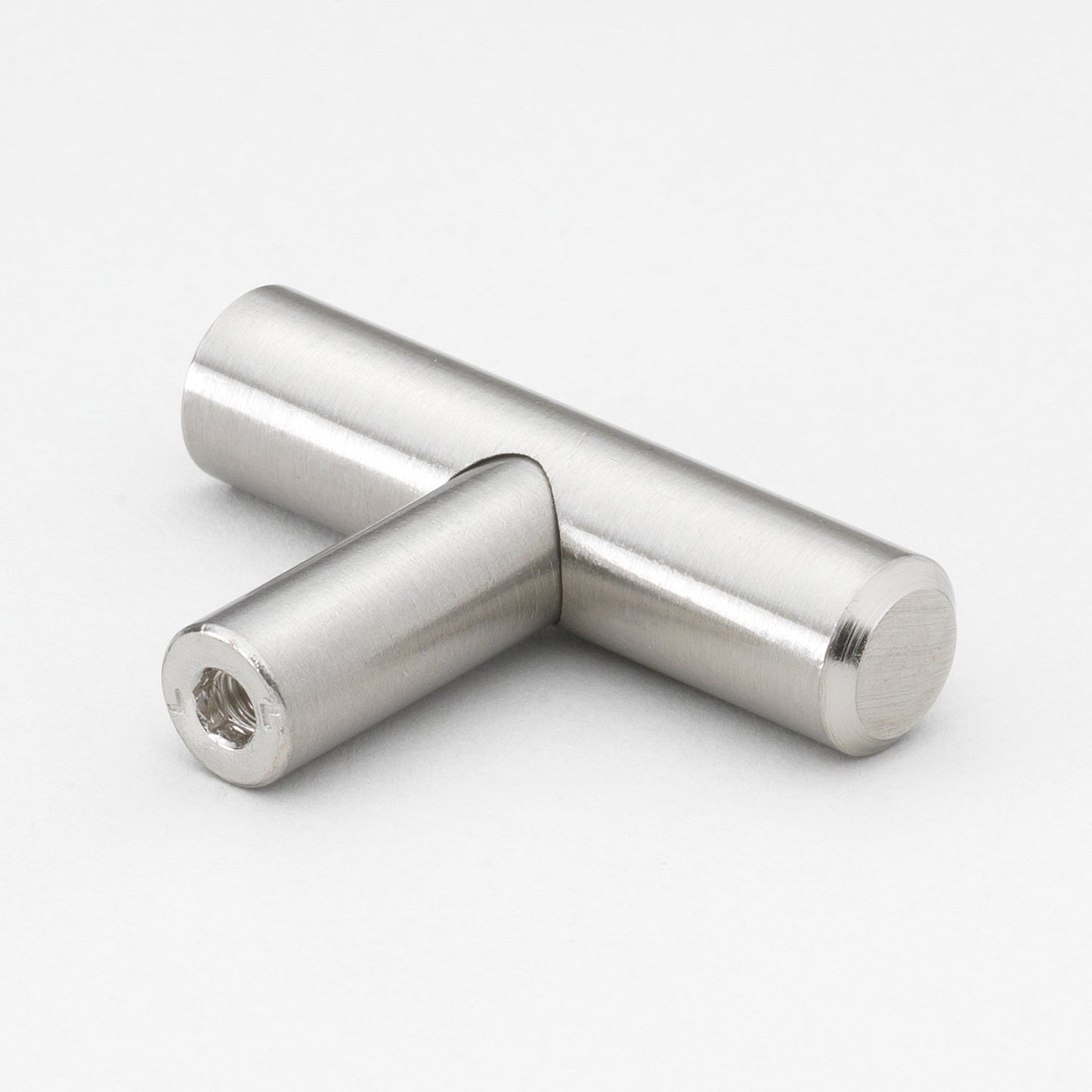 2" (51mm) Solid Steel Traditional Cabinet T-Knob