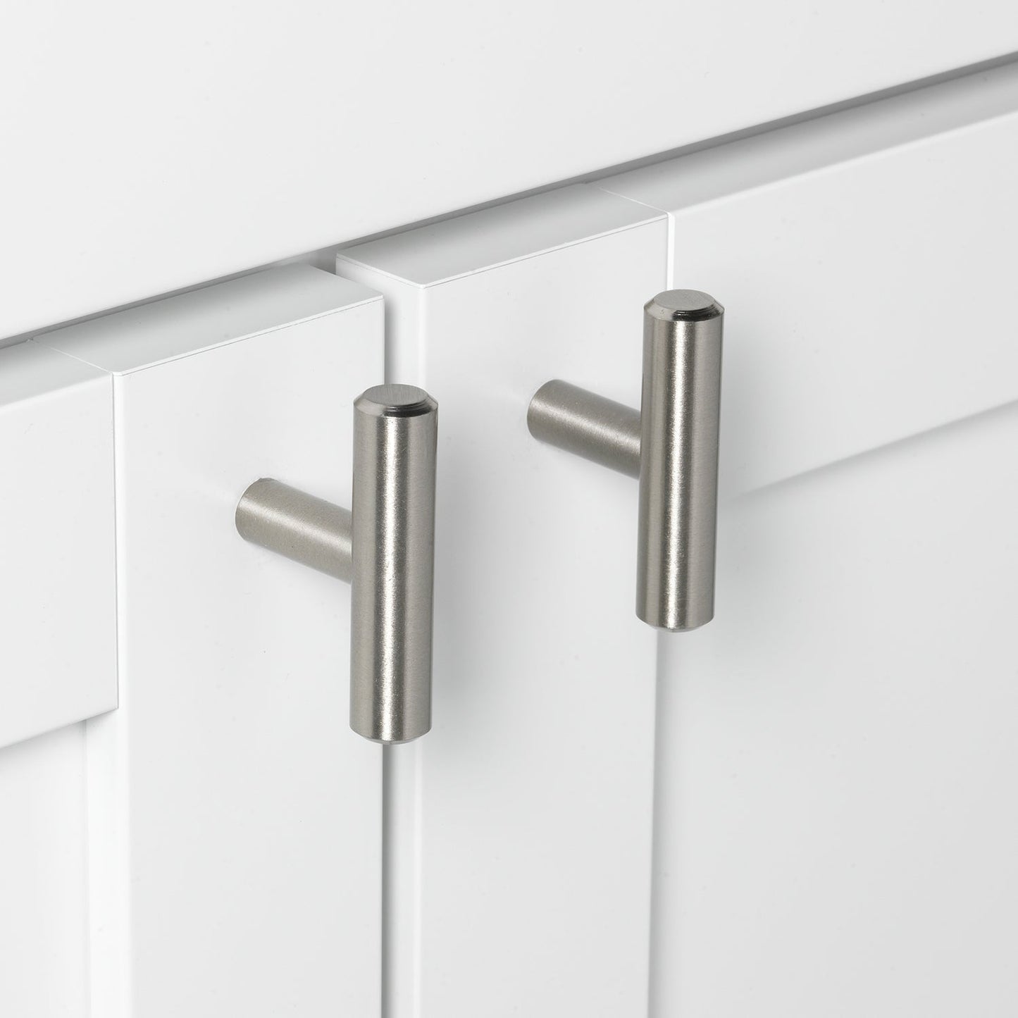 2" (51mm) Solid Steel Traditional Cabinet T-Knob