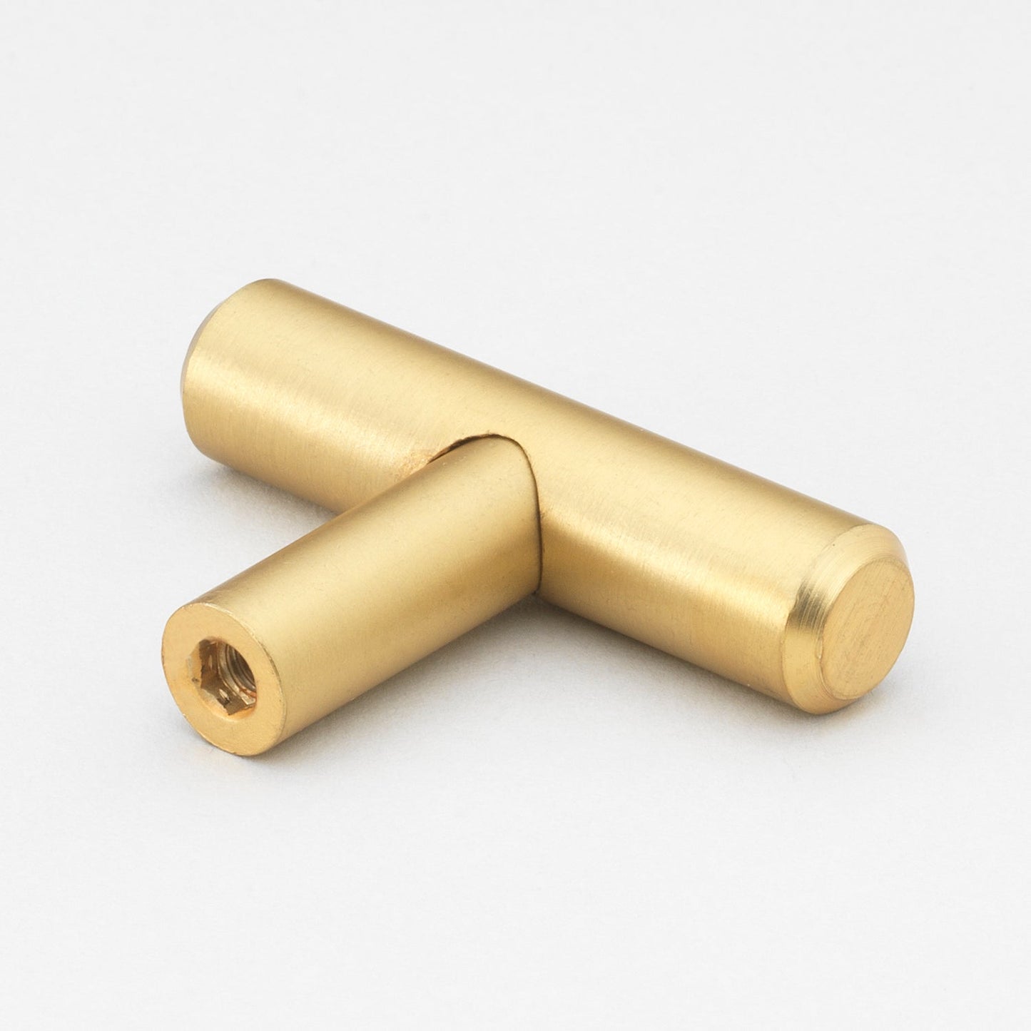 2" (51mm) Solid Steel Traditional Cabinet T-Knob