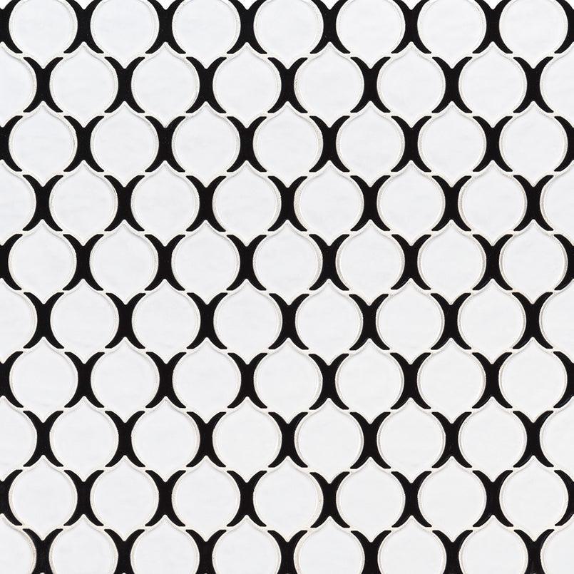 MSI Teardrop Tuxe 11.5" x 11.75" Polished Porcelain Mosaic Tile