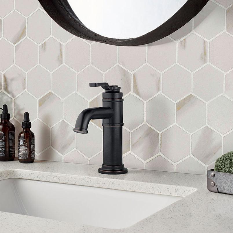 MSI Pietra Calacatta Hexagon (2" Pieces) 11.75" x 11.75" Glazed Porcelain Mosaic Tile