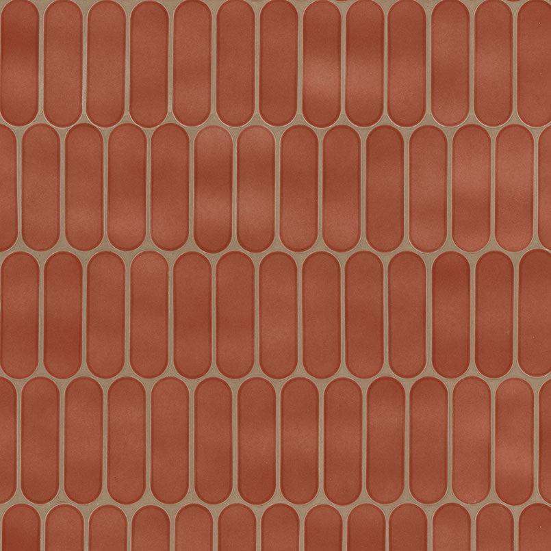 MSI Terra Ellipse 11.75" x 12" Polished Recycled Glass Mosaic Tile