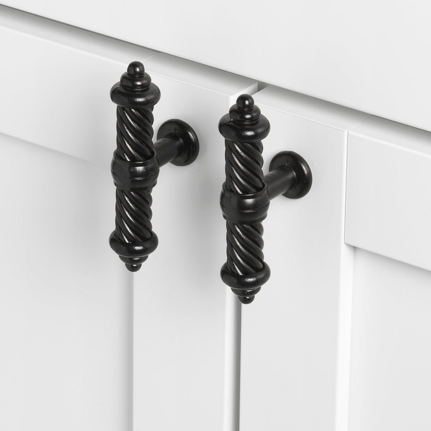 3 1/2" (89mm) Twisted Cabinet T-Knob
