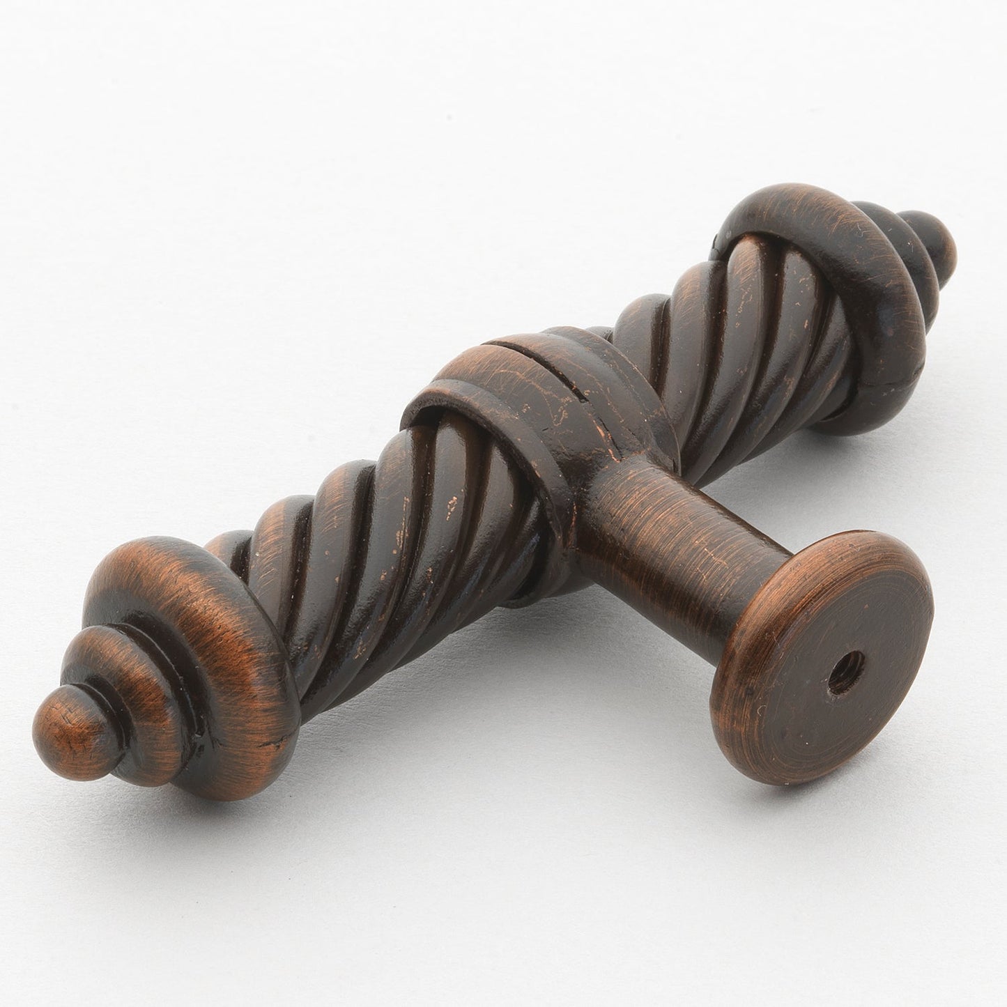 3 1/2" (89mm) Twisted Cabinet T-Knob