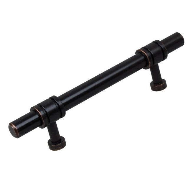 3 3/4" (96mm) Center to Center Solid Barrel Ring Bar Pull Cabinet Handle