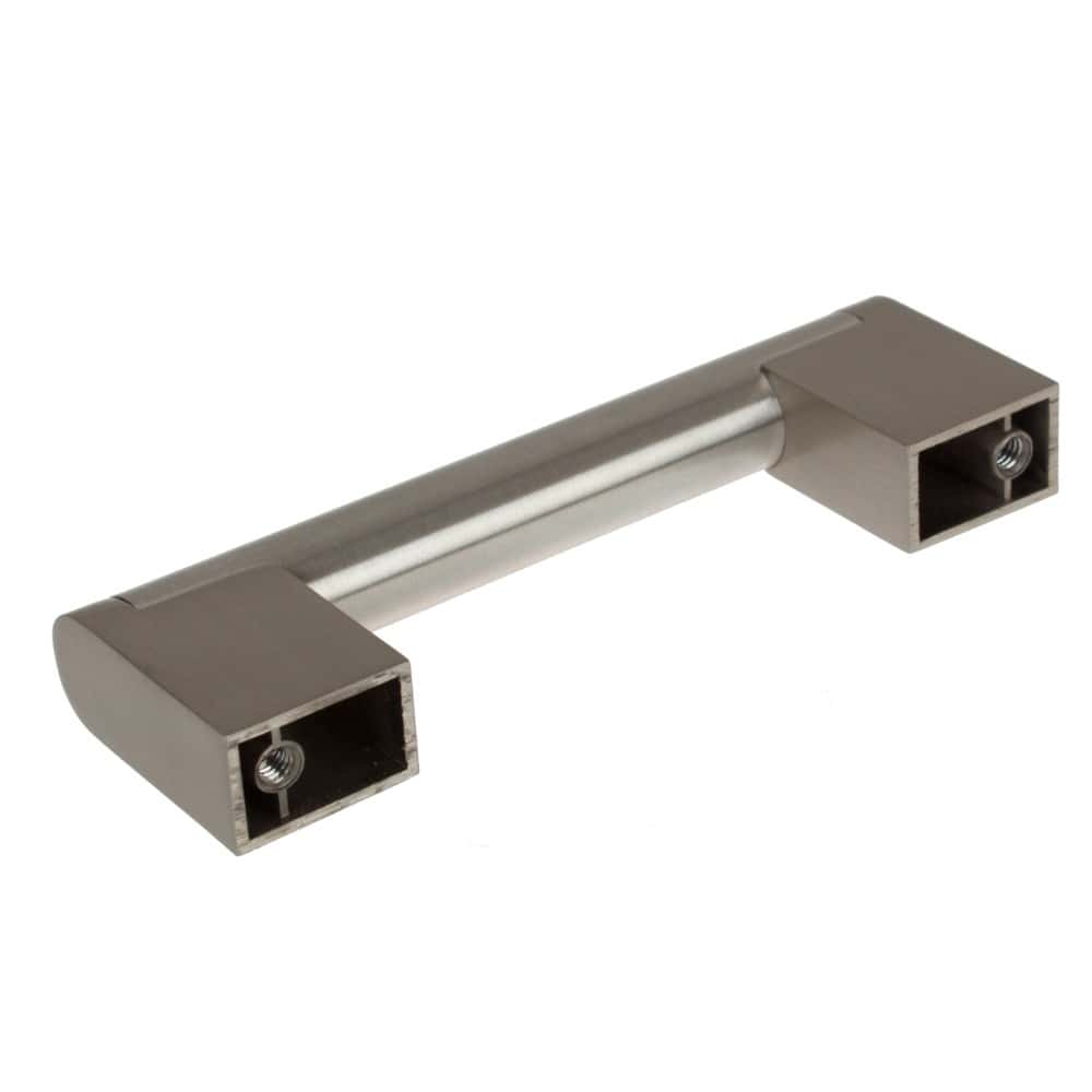 3 3/4" (96mm) Center to Center Stainless Steel Round Cross Bar Pull Cabinet Handle