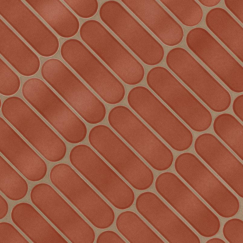 MSI Terra Ellipse 11.75" x 12" Polished Recycled Glass Mosaic Tile