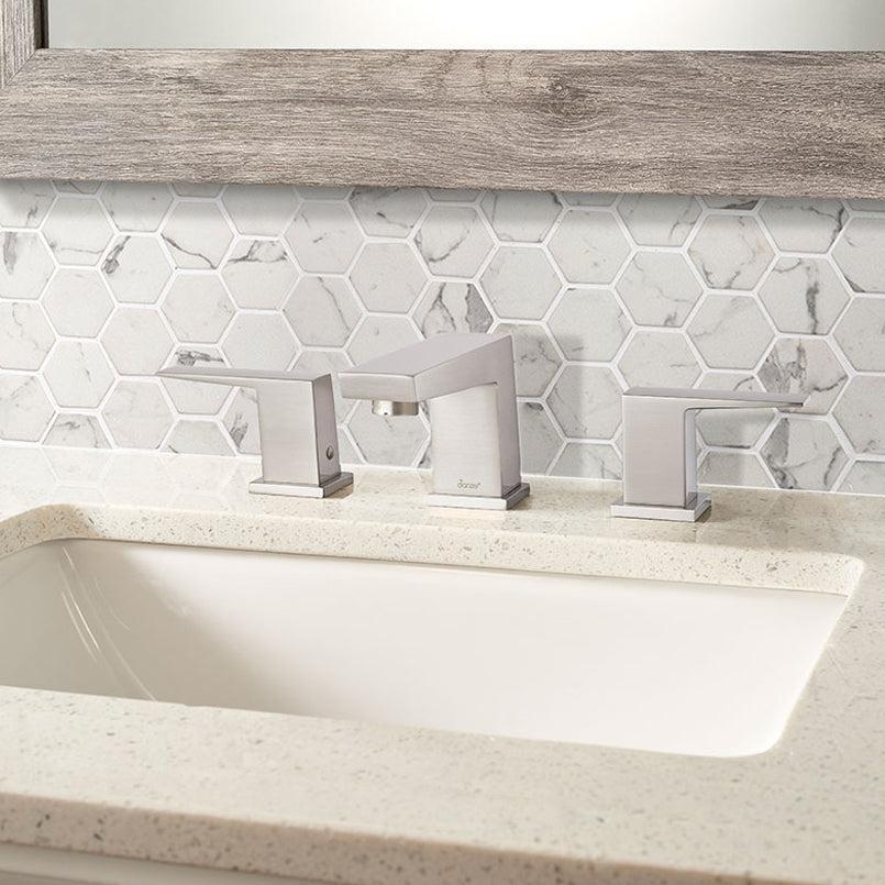 MSI Statuario Celano Hexagon (2" Pieces) 11.75" x 12" Honed Glass Mosaic Tile