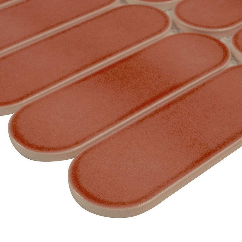 MSI Terra Ellipse 11.75" x 12" Polished Recycled Glass Mosaic Tile