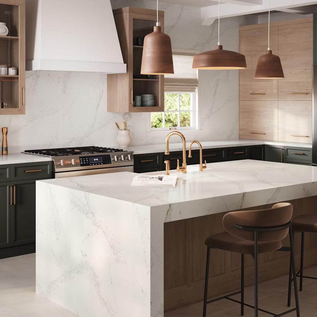 Cosentino Silestone Suma Collection Bronze Rivers 128" x 62" Polished Quartz Slab