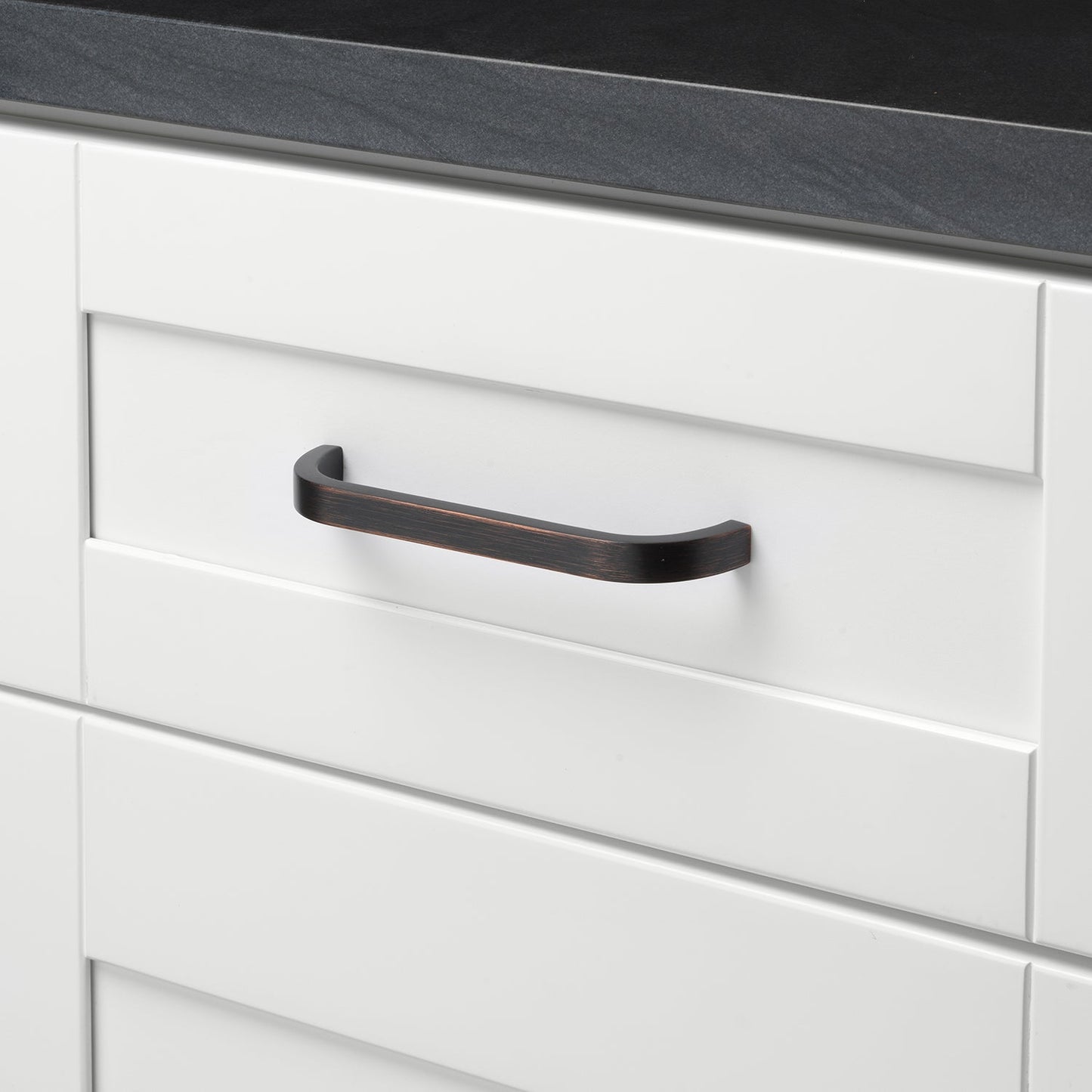 5 1/16" (128mm) Center to Center Curved Bar Pull Cabinet Handle