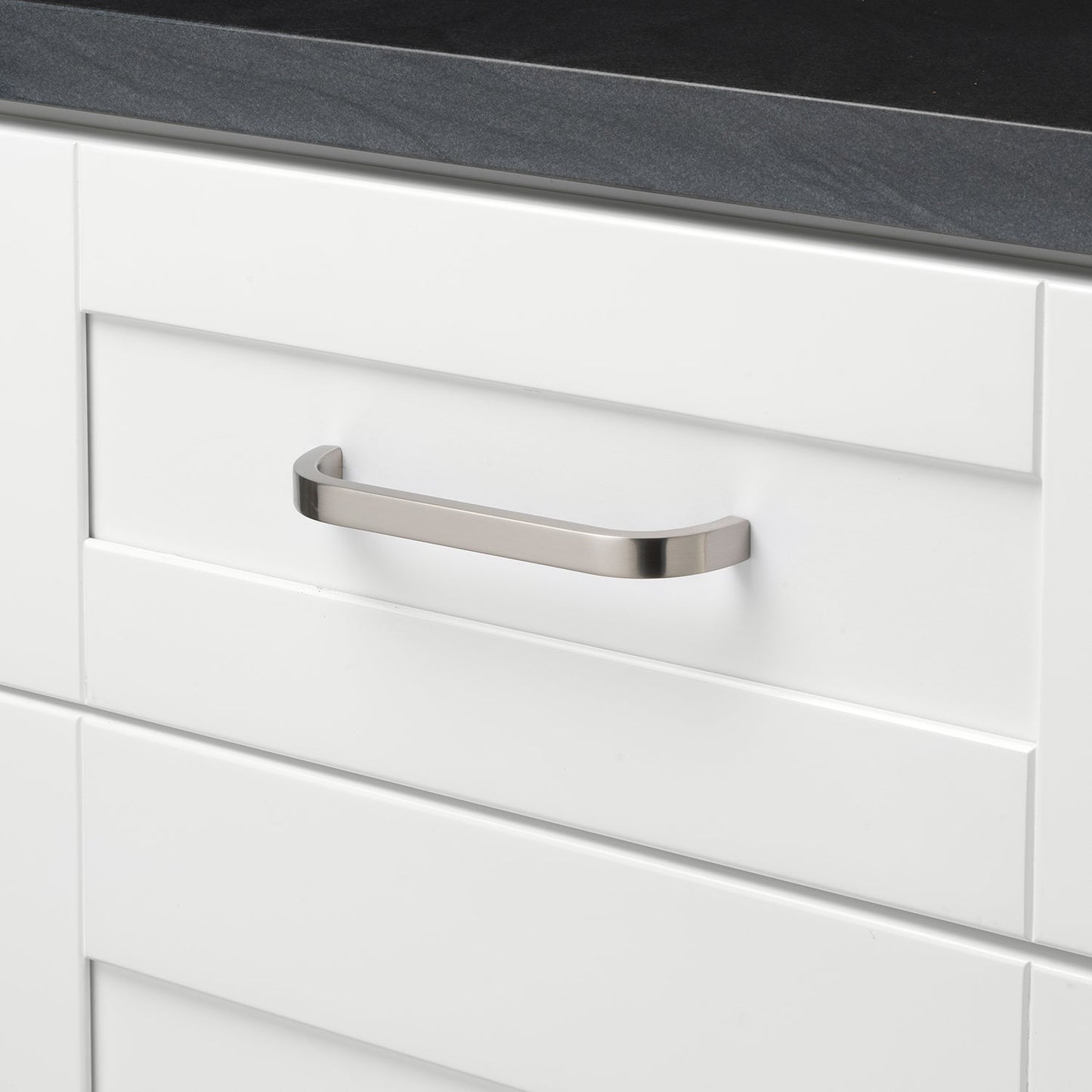 5 1/16" (128mm) Center to Center Curved Bar Pull Cabinet Handle