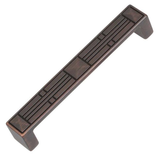 5 1/16" (128mm) Center to Center Modern Rectangular Flat Pyramid Pull Cabinet Handle