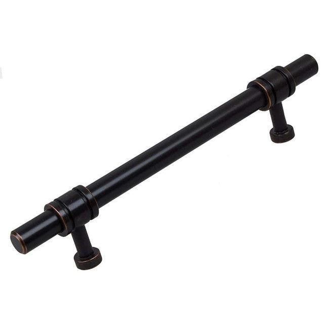 5 1/16" (128mm) Center to Center Solid Barrel Ring Bar Pull Cabinet Handle